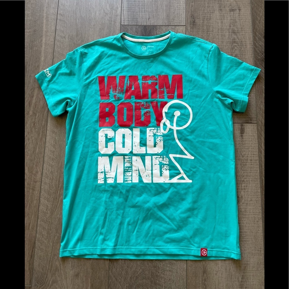 Torokhtiy Warm Body Cold Mind Tee in Turquoise